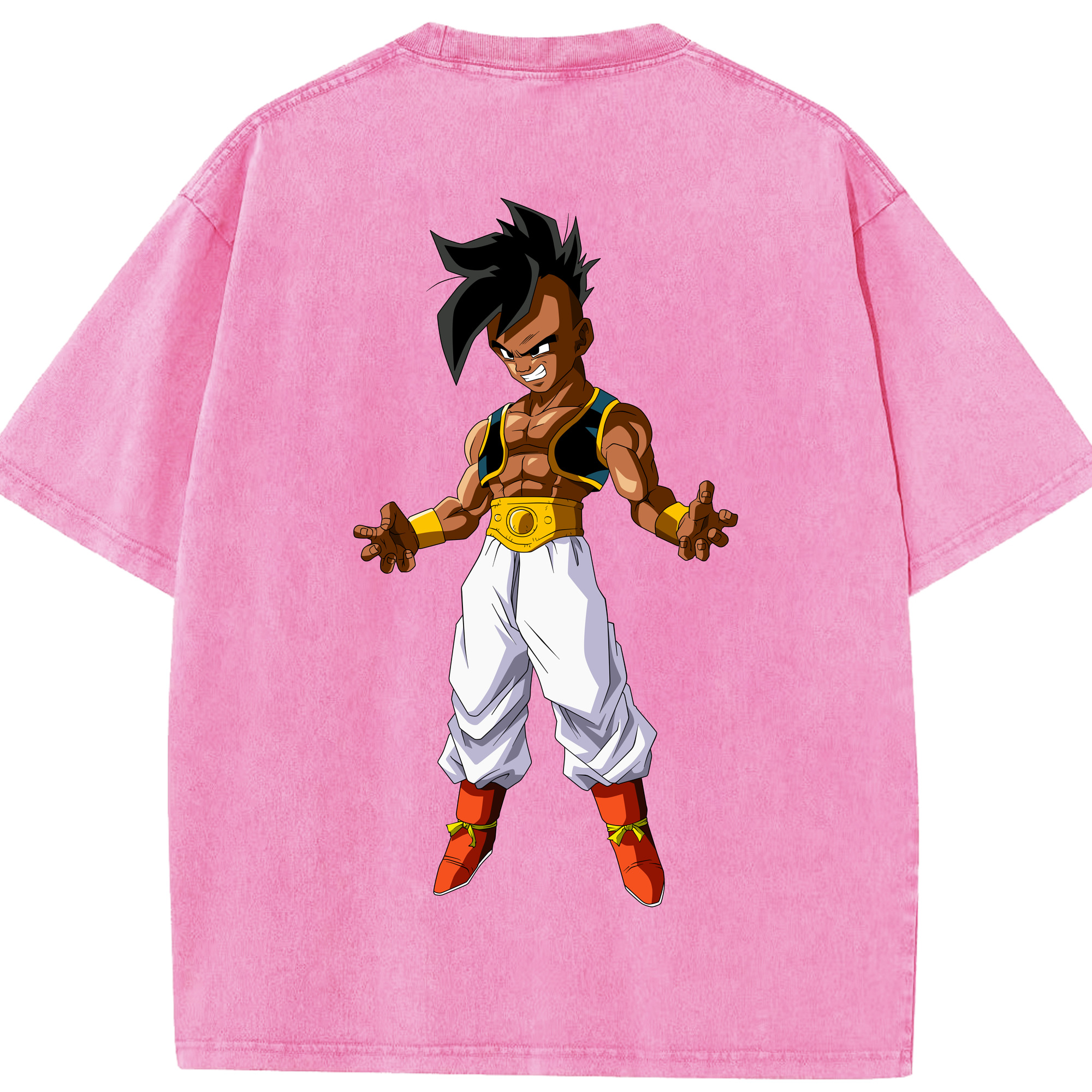 （画像用） ドラゴンボール DRAGON BALL 綿100% ヴィンテージ風 半袖Tシャツ（背面プリント）